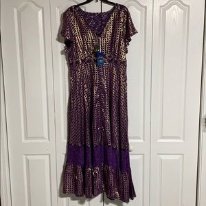 Women’s Disney Aladdin Purple and Gold Dress